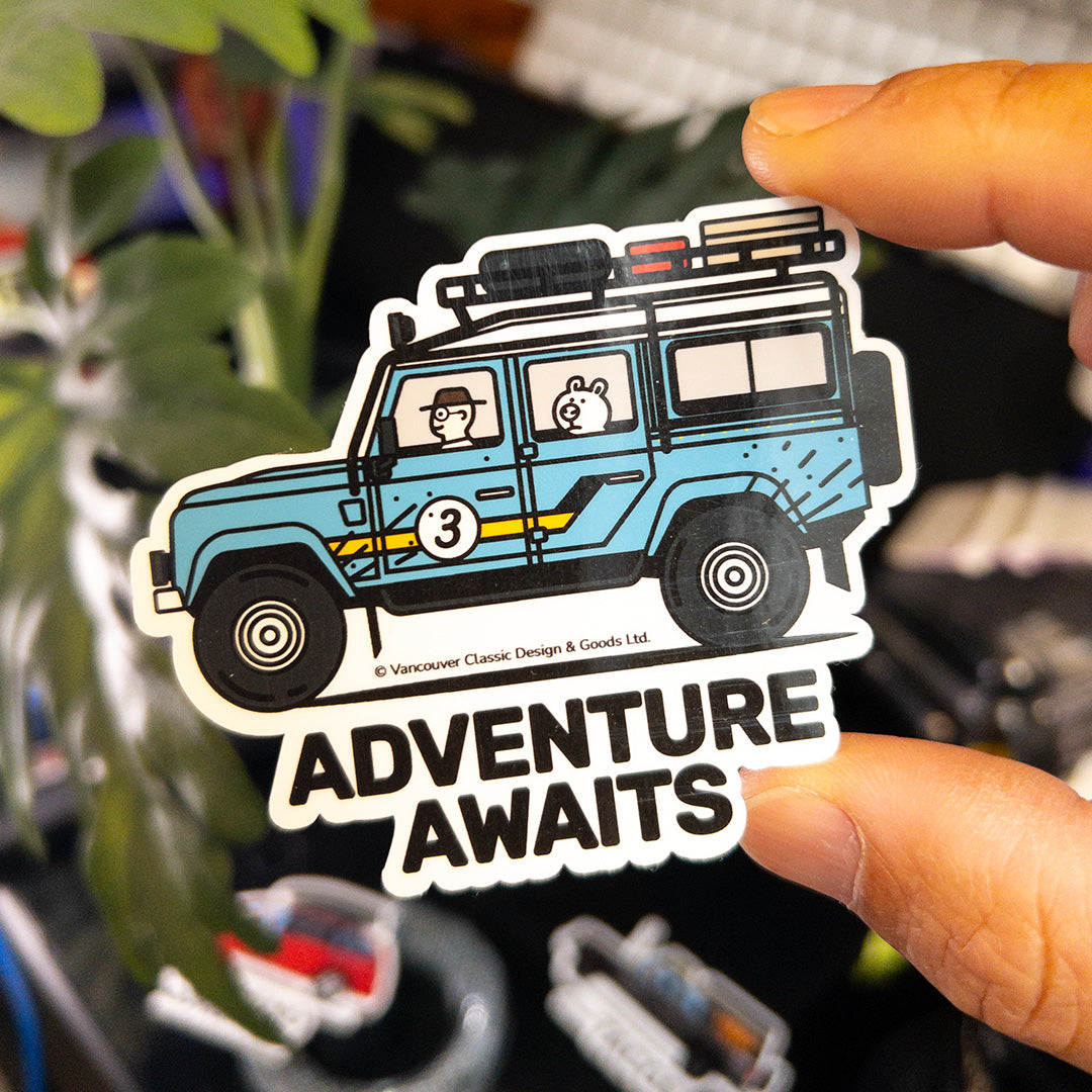 Adventure Awaits Overlander Sticker