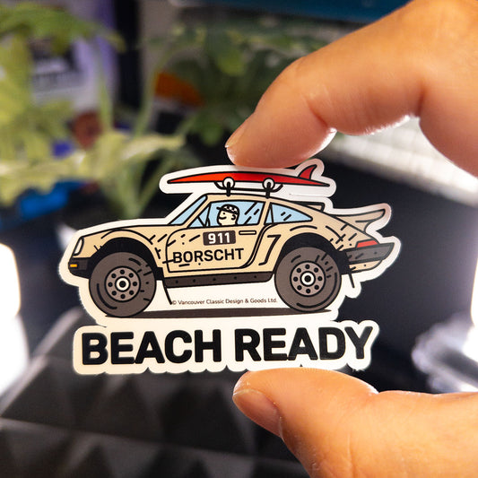 Beach Ready Sticker