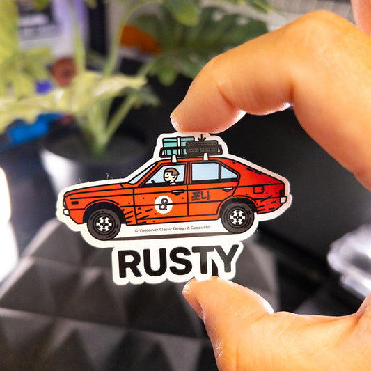 Rusty Pony Die Cut Sticker