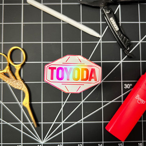 1935 Toyota Logo Holographic Sticker